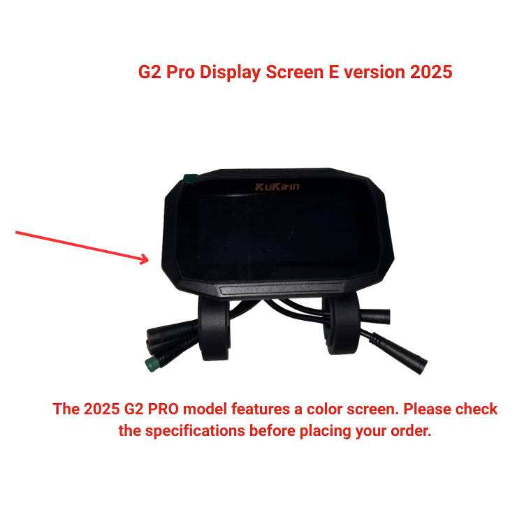 G2 Pro-skärm E-version 2025