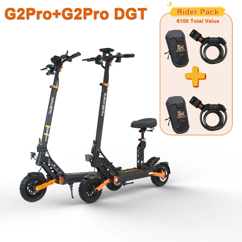 KuKirin G2 Pro Europees Commuter Bundel (Standaard + DGT-gecertificeerd)