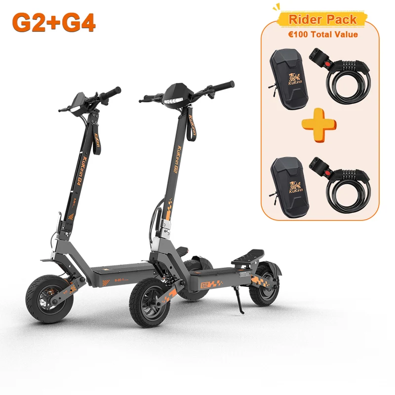 KuKirin Duo-fietspakket (G4 Off-Road + G2 Classic)