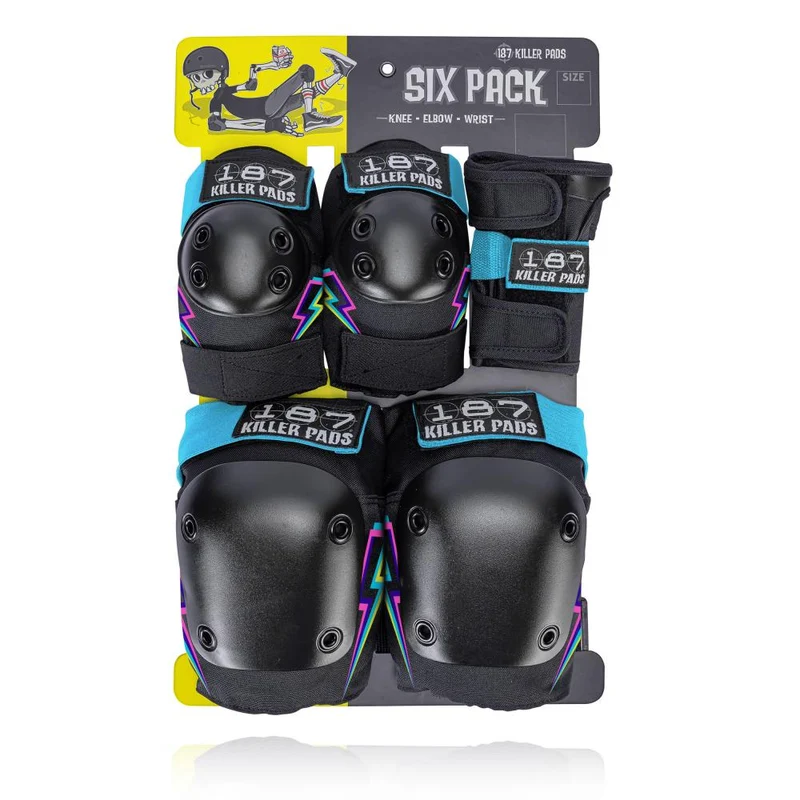 187 Killer pads Six pack JR (Electric Bolt)