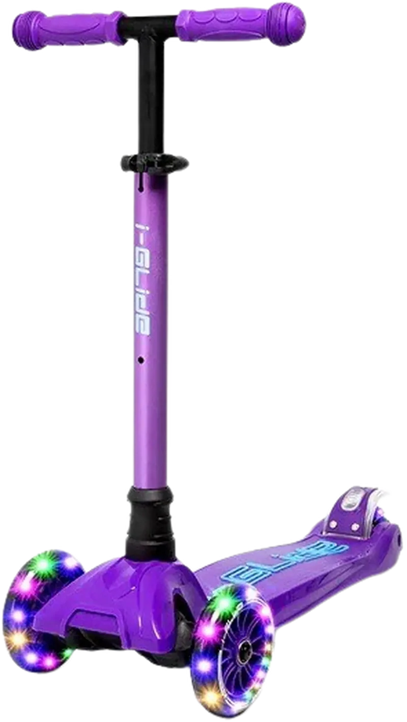i-Glide 3 Wheel Sparkcykel Barn (Purple/Blue)
