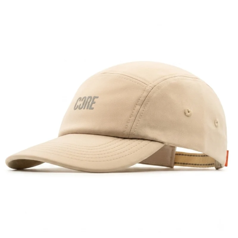 CORE Performance Running Cap - Sand/Reflective