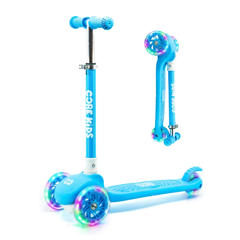 CORE Kids Foldy 3 Wheel Scooter - Blue