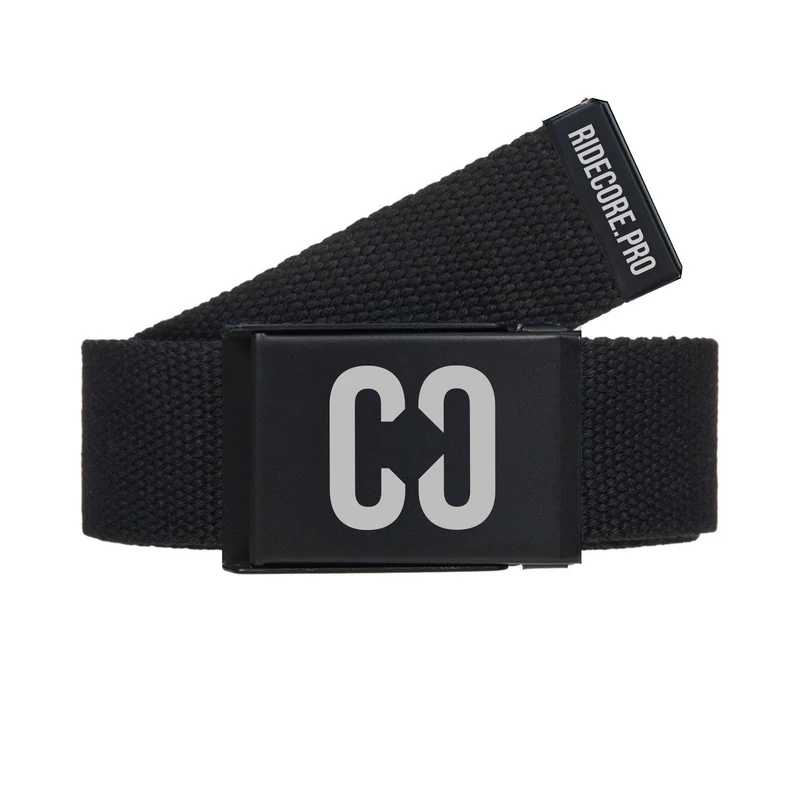 CORE Stretch Webbing Clamp Belt - Black/Black