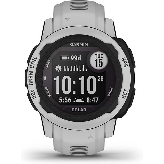 Garmin Instinct 2S Solar GPS Smartwatch, Mist Gray