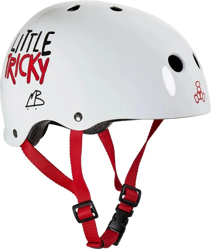 Triple Eight Little Tricky Hjälm (Vit)
