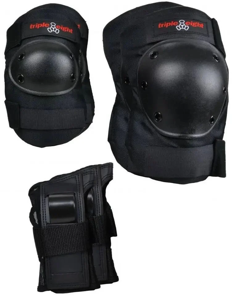 Triple Eight Skyddsset 3-Pack (Svart)