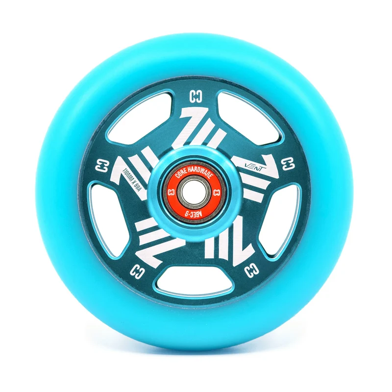 CORE Vent Hollow 110mm Stunt Scooter Wheel - Mint Blue