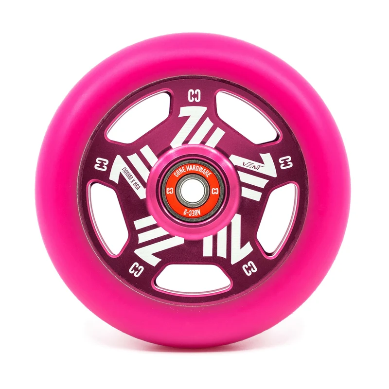 CORE Vent Hollow 110mm Stunt Scooter Wheel - Pink