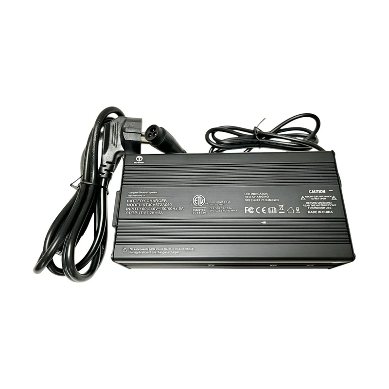 fast charger (Cargador rapido) 67.2V 5A Teverun Fighter 11