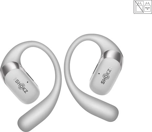 Shokz OpenFit 2+ Wireless Ear-Hook Headphones, Gray