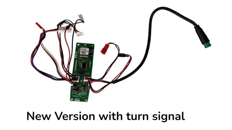 Display assembly green connector with turnal signals (Display ensamblado conector verde con intermitentes) New Inmotion Climber