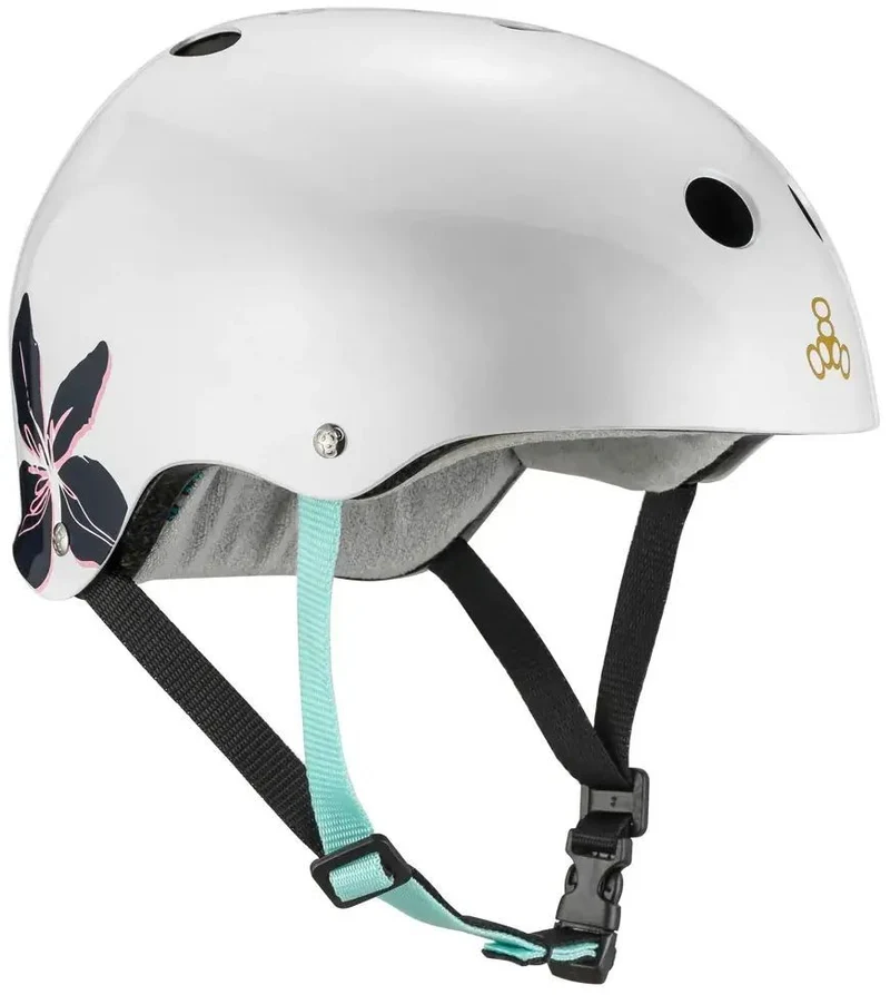 Triple Eight Certified Sweatsaver Hjälm (Floral)