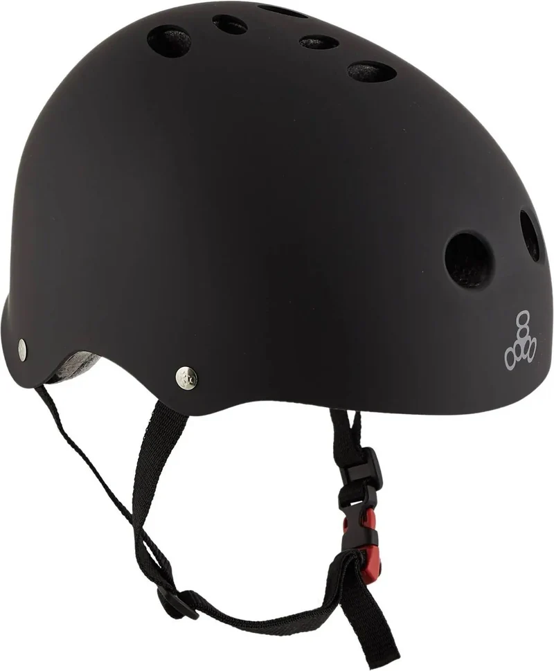 Triple Eight Certified Sweatsaver Hjälm (Black Rubber)