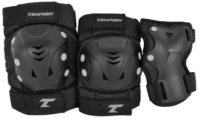 Tempish Taky Skateskydd 3-pack (Svart/Grå)