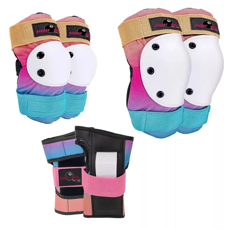 Eight Ball Skate Skyddsset 3-pack (Sunset)