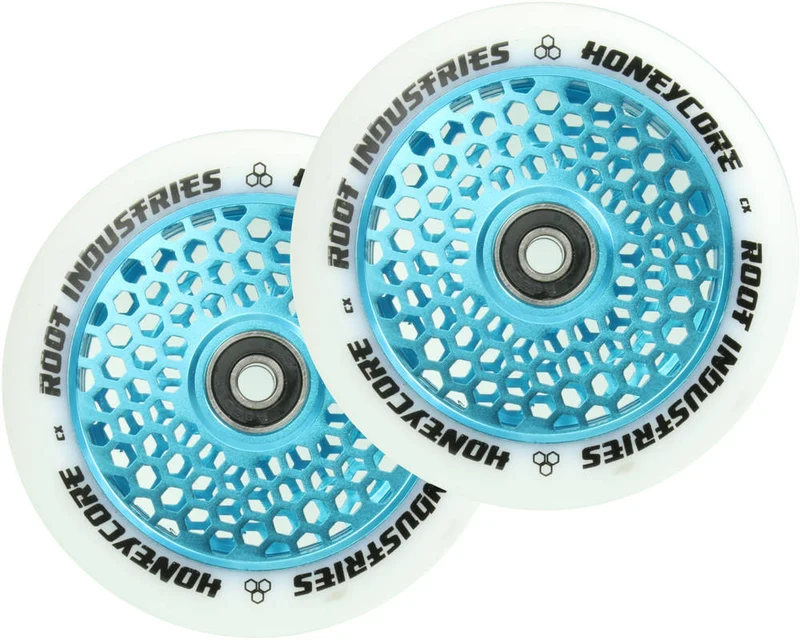 Root Honeycore Vit Komplett 110mm Hjul 2-pack (Blå)