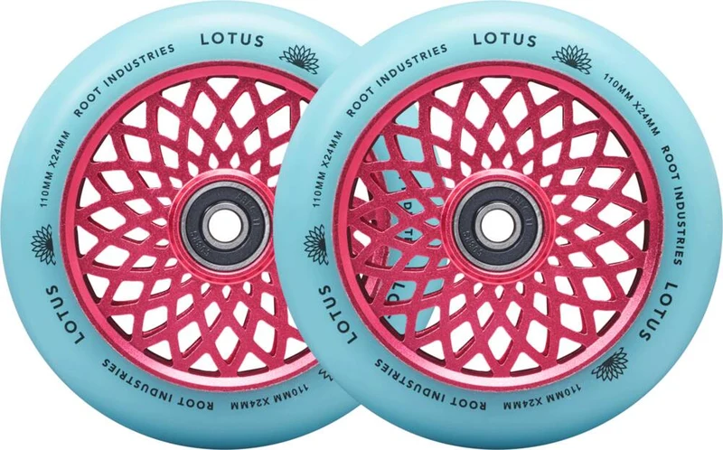 Root Lotus Sparkcykel Hjul 2-Pack (Pink/Isotope)