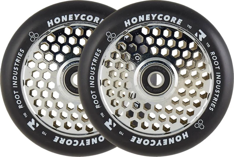 Root Honeycore Svart Komplett 110mm Hjul 2-pack (Mirror)