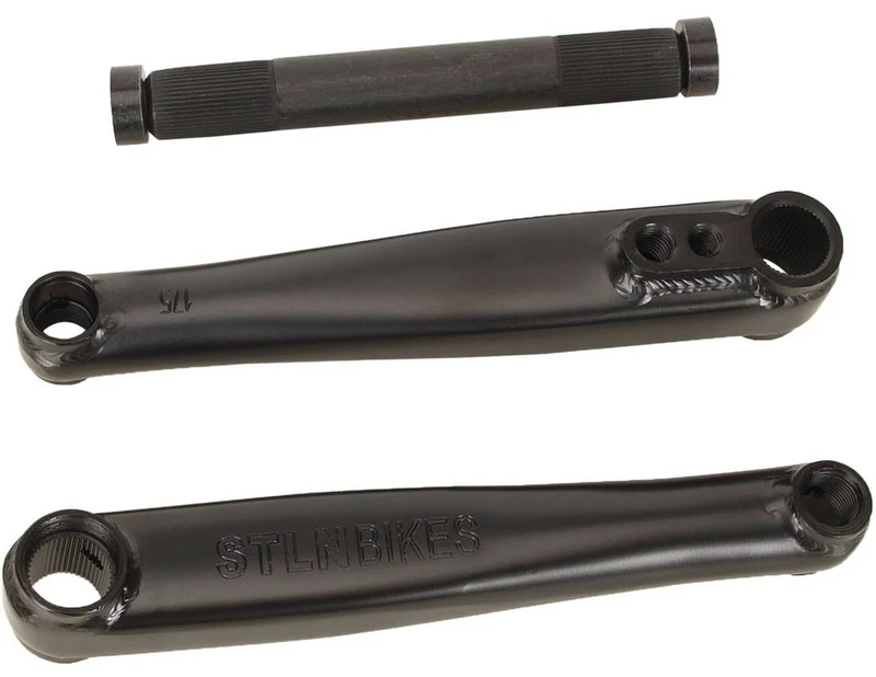 Stolen Talon V2 3-Piece 48 Spline Freestyle BMX Krank (Svart)