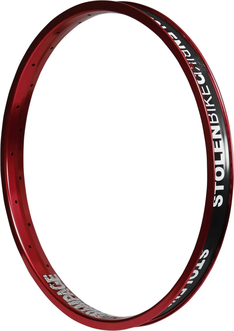 Stolen Rampage BMX Fälg (Anodized Red)