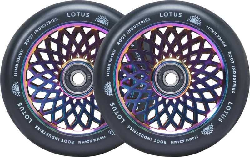 Root Lotus Sparkcykel Hjul 2-Pack (Rocket Fuel/Black)