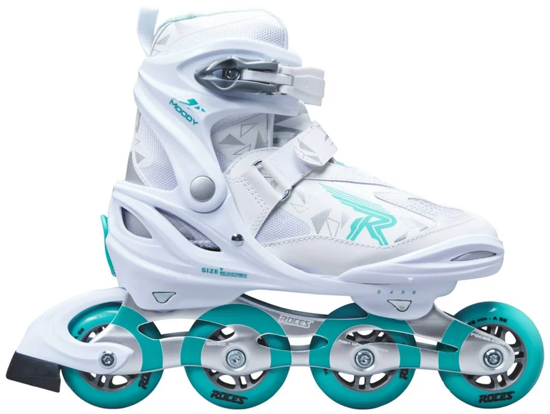 Roces Moody TIF Inlines (White/Aqua)