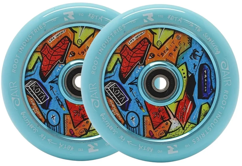 Root Air KOTA Trick Sparkcykel Hjul 2-Pack (Blå)