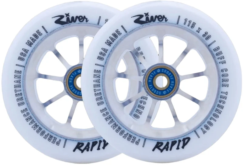 River 115 Rapid Sparkcykel Hjul 2-Pack (Blizzard)