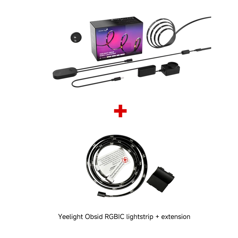 Yeelight Obsid RGBIC Lightstrip+Extension Bundle