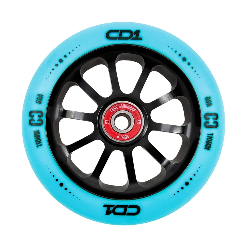 CORE CD1 Spoked Stunt Scooter Wheel 110mm - Blue/Black