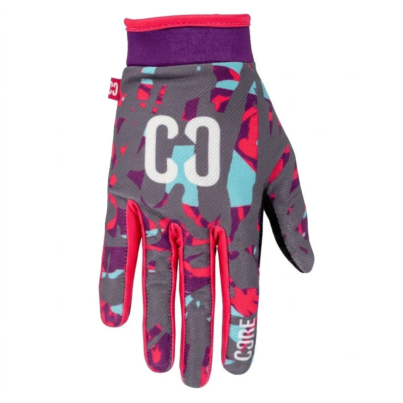 CORE Protection Aero BMX Bike Gloves - Neon Splat