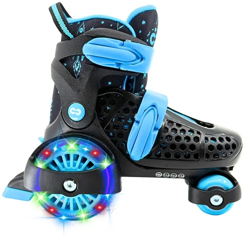 Core Newbie Justerbar Rullskridskor Barn (Svart)