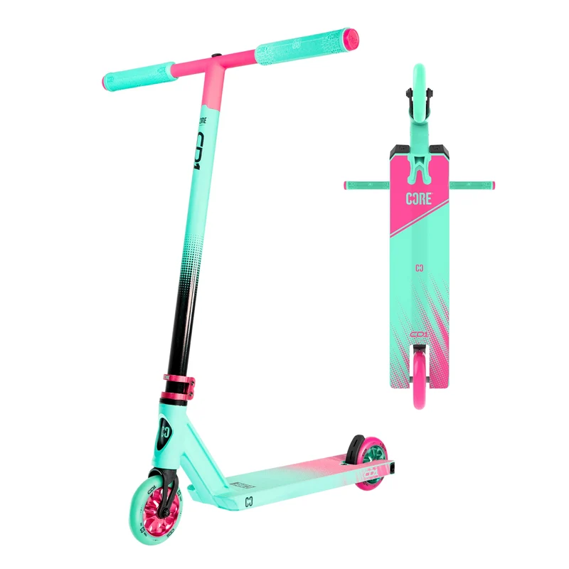 CORE CD1 Complete Stunt Scooter – Teal/Pink