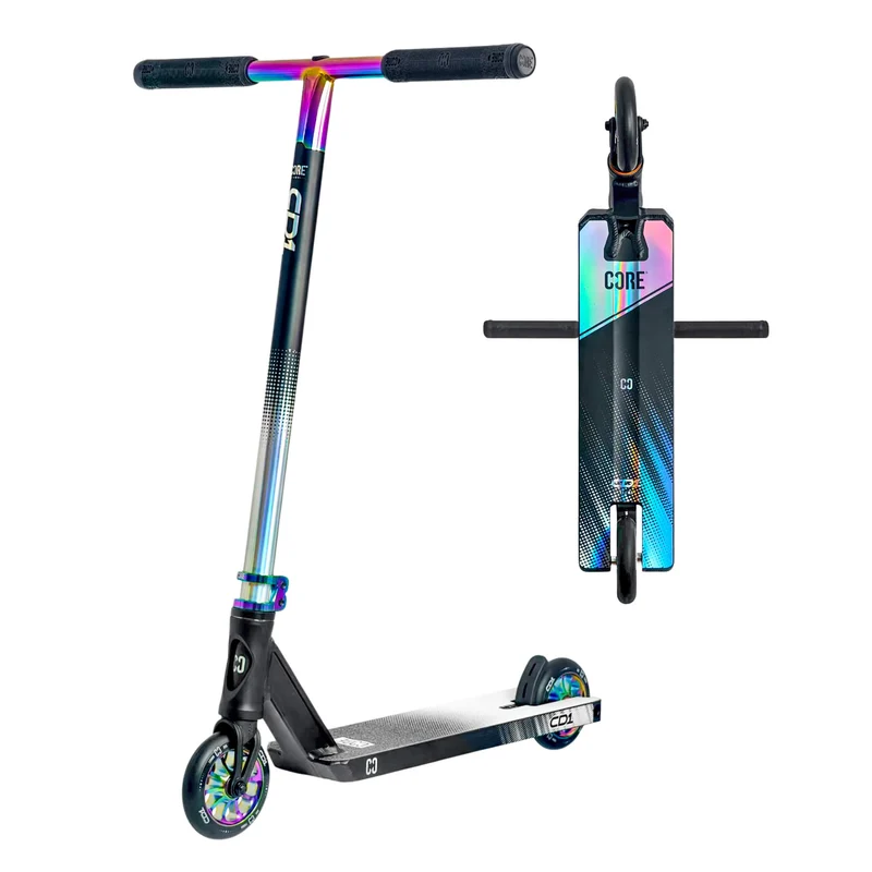 CORE CD1 Complete Stunt Scooter – NeoChrome/Black