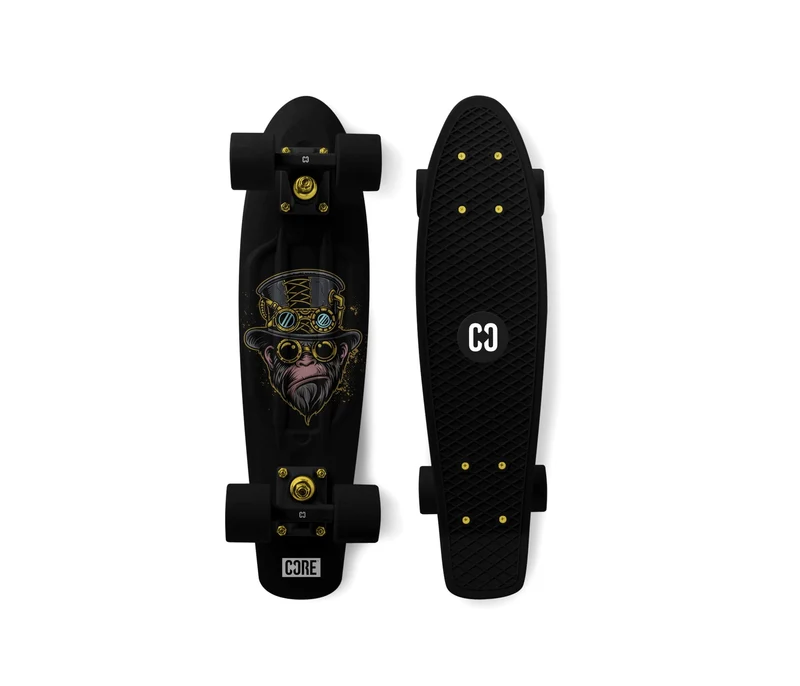 CORE Plastic Cruiser Board P1 22" - Black Ape