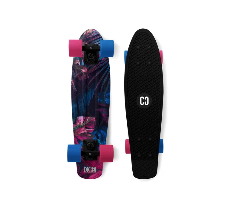 CORE Plastic Cruiser Board P1 22" - Neon Leaves