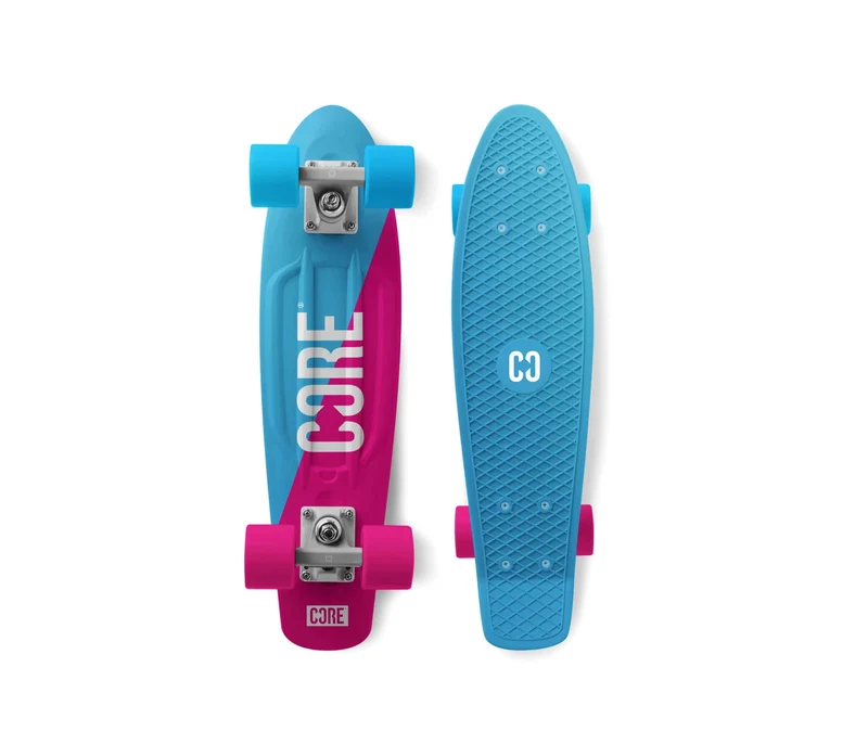 CORE Plastic Cruiser Board P1 22" - Split Pink/Blue