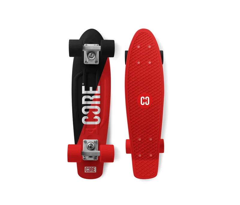 CORE Plastic Cruiser Board P1 22" - Split Red/Black