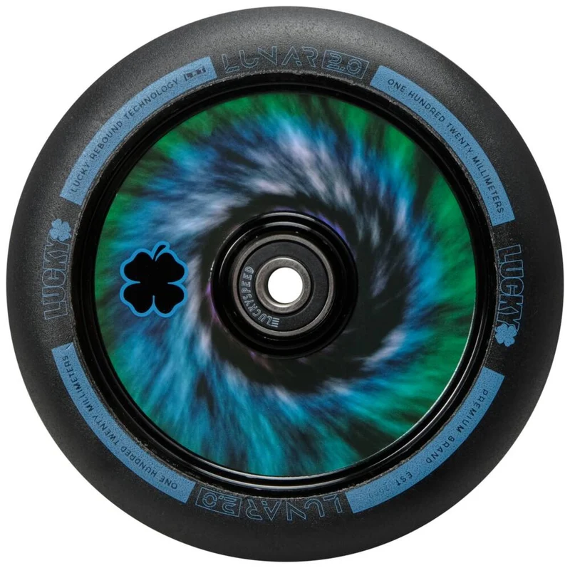 Lucky Lunar 120mm Sparkcykel Hjul (Tie Dye)