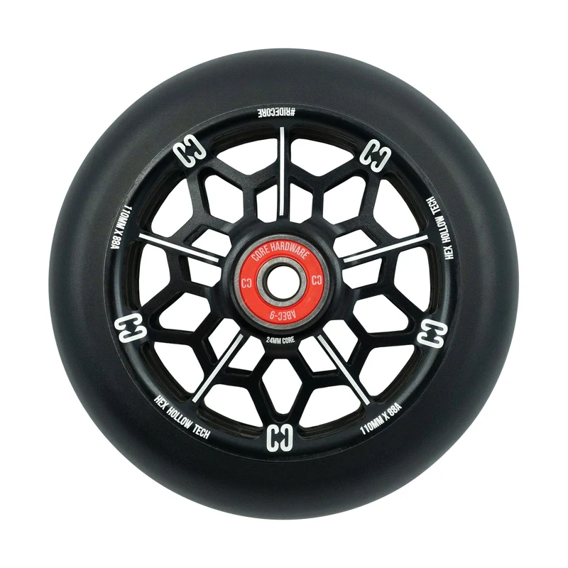 CORE Hex Hollow Stunt Scooter Wheel 110mm – Black