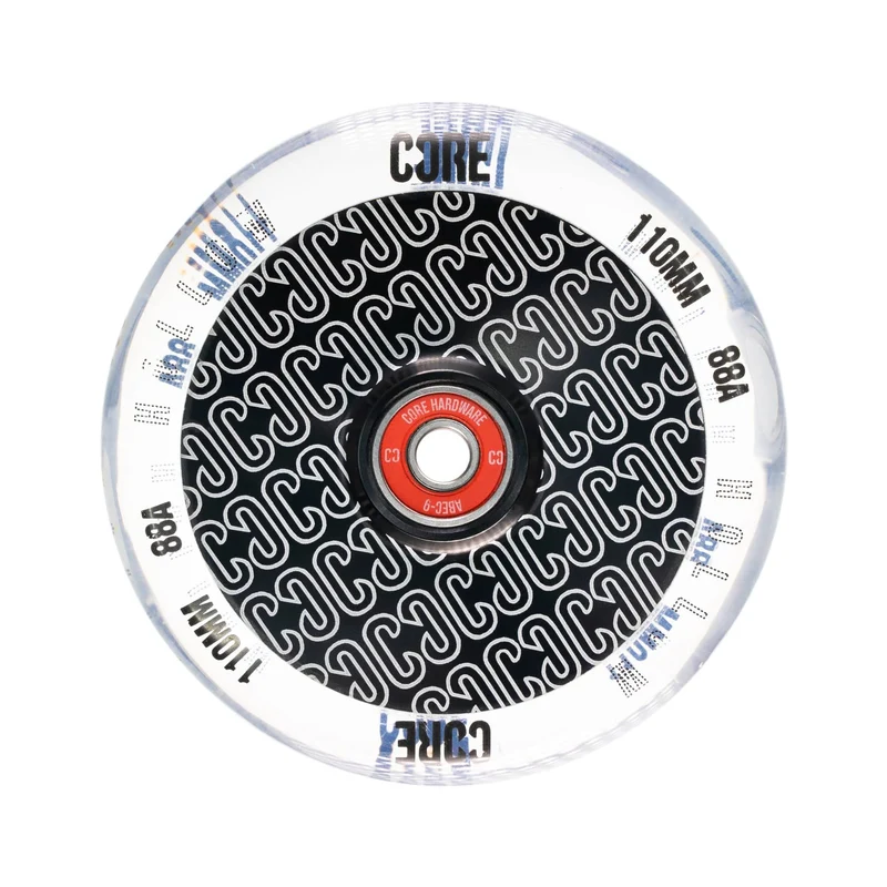 CORE Hollow Stunt Scooter Wheel Repeat 110mm - Clear/Black