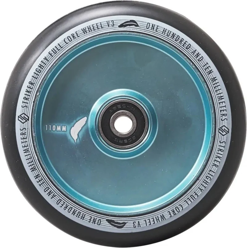 Striker Lighty Full Core V3 Svart Sparkcykel Hjul (Teal)