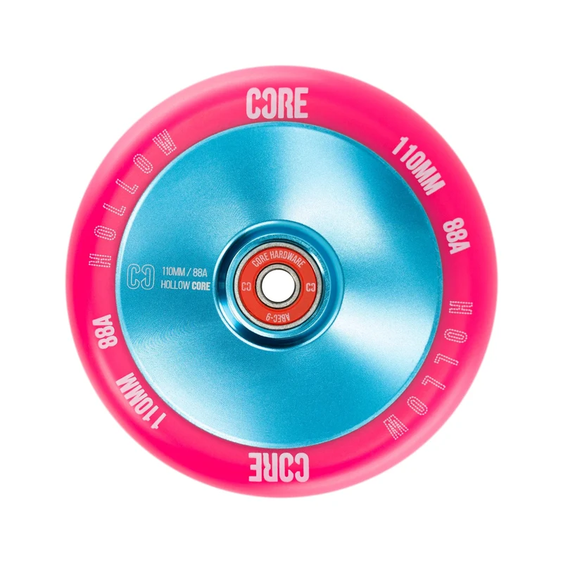 CORE Hollow Stunt Scooter Wheel V2 110mm - Pink/Blue