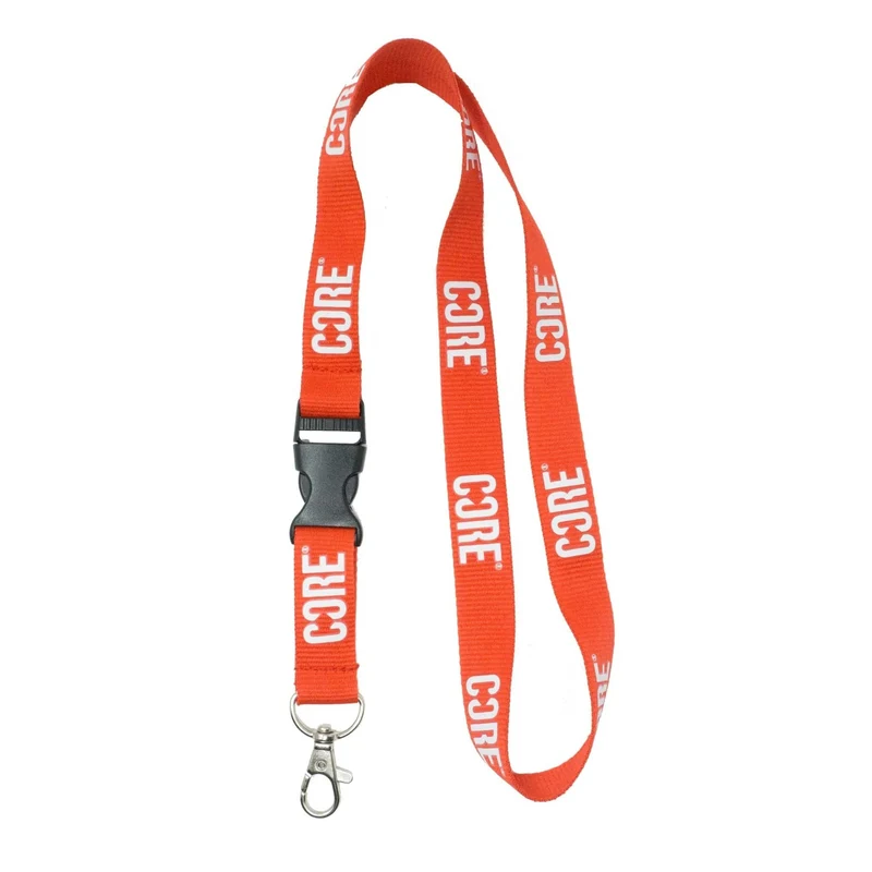 CORE Lanyard Keychain - Red/White