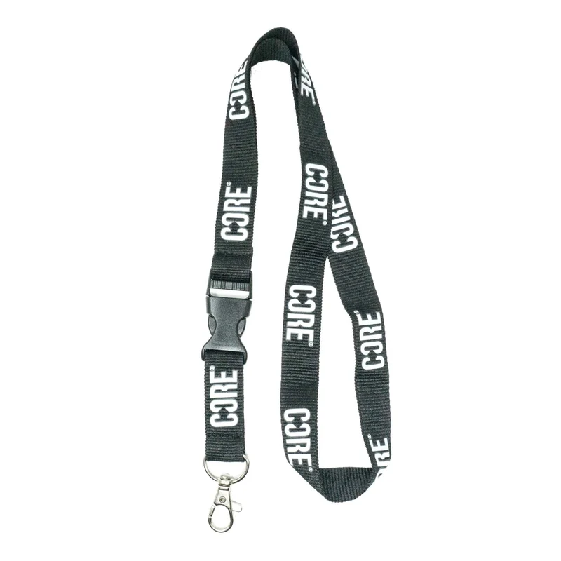 CORE Lanyard Keychain - Black/White