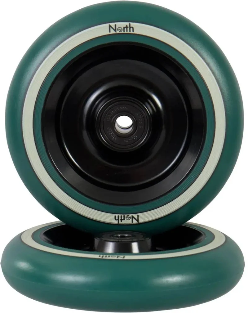North Fullcore G2 Trick Sparkcykel Hjul 2-Pack (Black/Forest Pu)