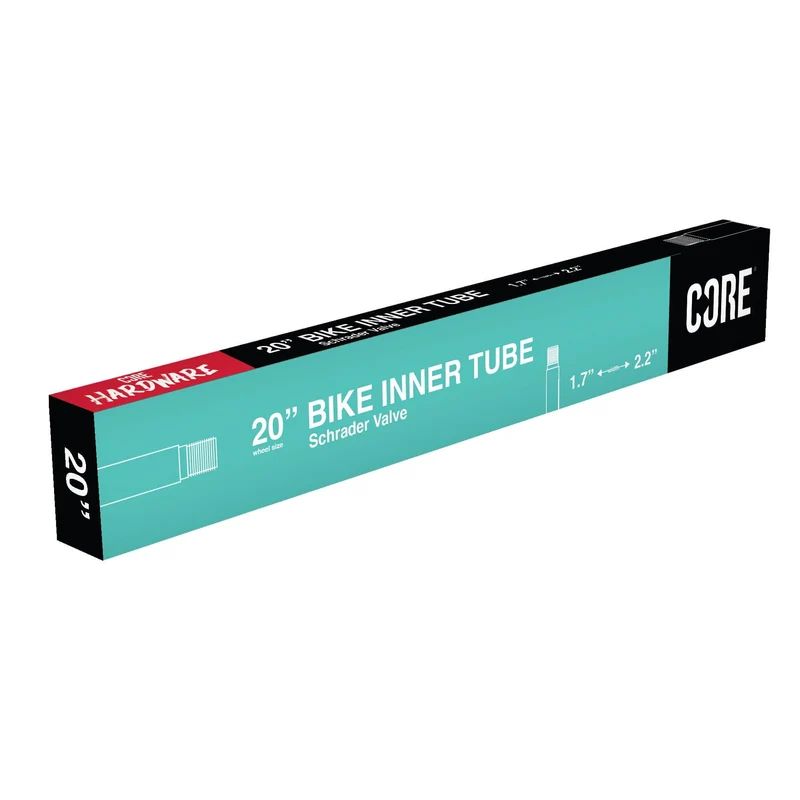 CORE 20" Bike Inner Tube Schrader Valve 1.7″-2.2″ (Slimline Box)