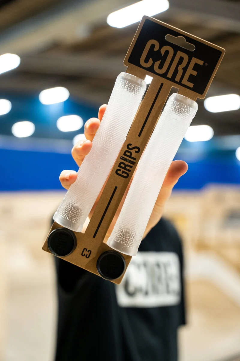 CORE Skinny Boy Handlebar Grips Soft 170mm – Clear