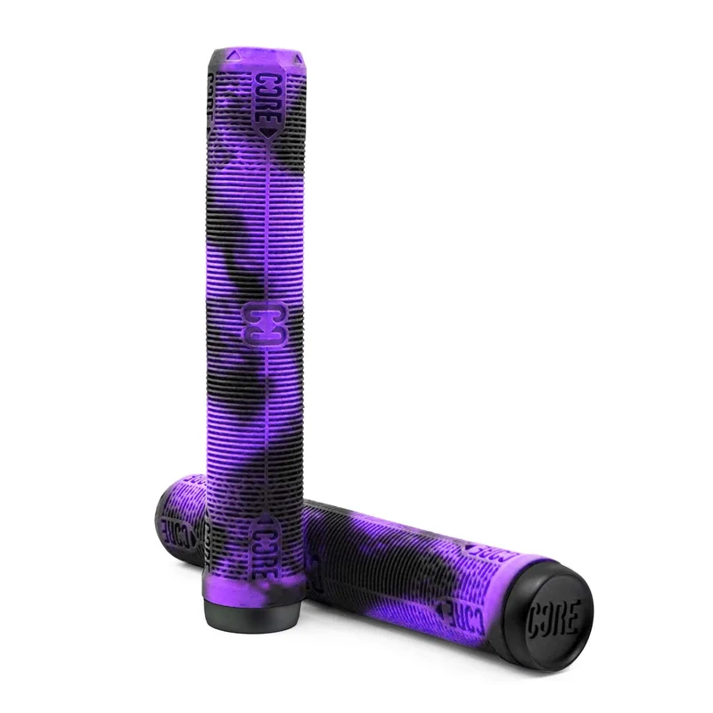 CORE Skinny Boy Handlebar Grips Soft 170mm – Purple/Black